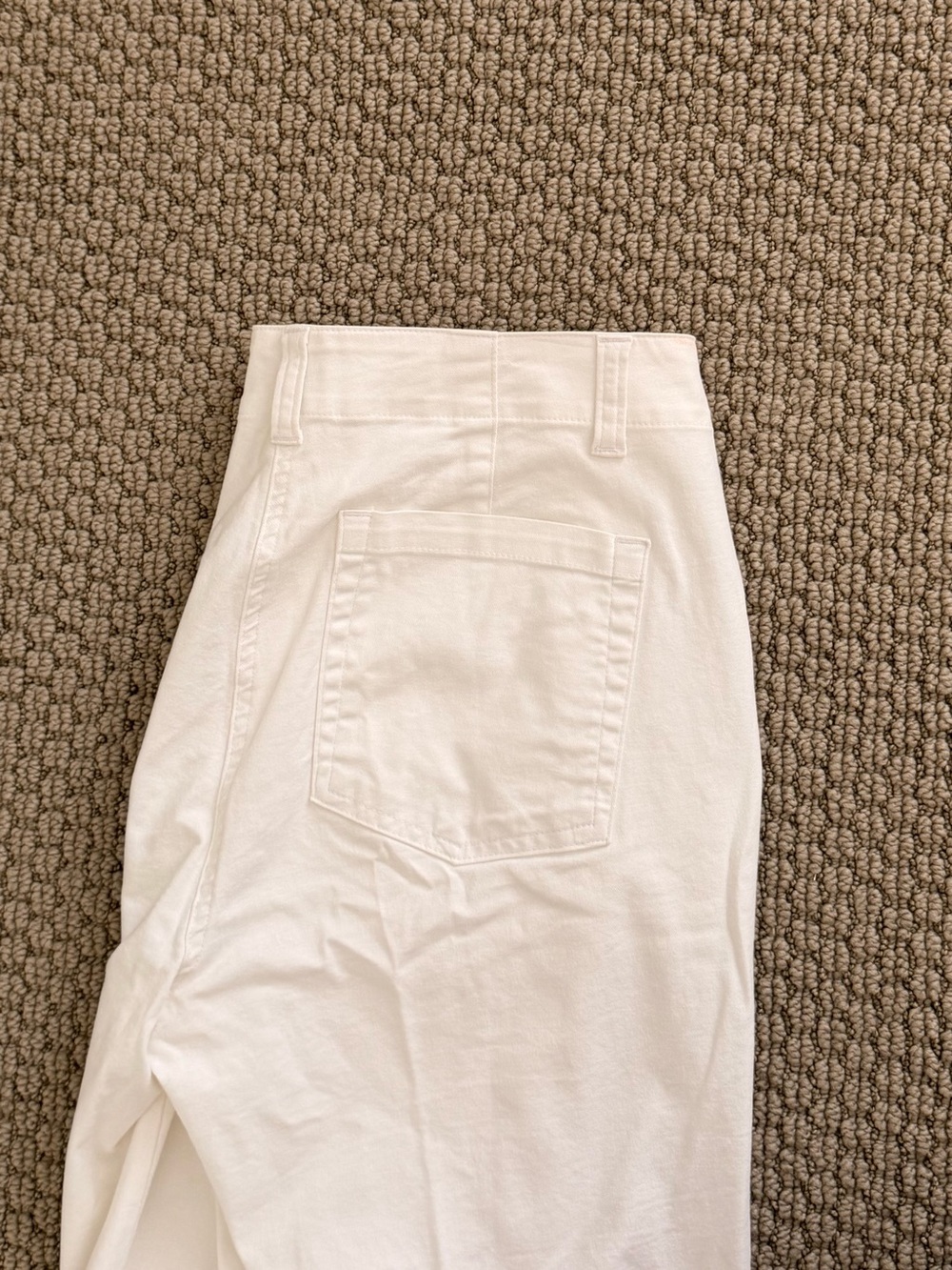 J.Jill White Straight Leg Pants Women's Size 4 Classic Casual Career Summer - Picture 5 of 5